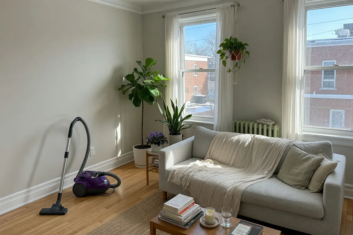Living room after a recurring visit